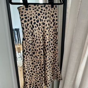 Réalisation Par midi Leopard Skirt